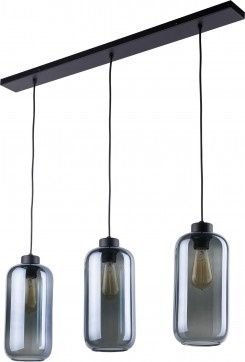 MARCO GRAPHITE LAMPA WISZĄCA 3 PŁ LISTWA CZARNY 2078