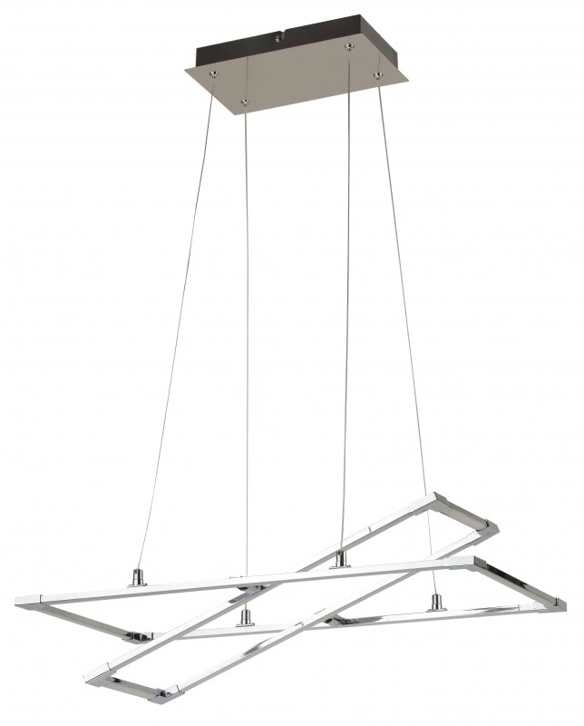 Lampa wisząca Candellux srebrno- szary LED A0033-320