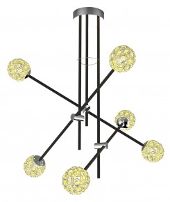 Lampa wisząca Candellux czarny LED A0032-360