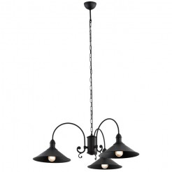 Lampa wisząca Argon 3 czarny 1189