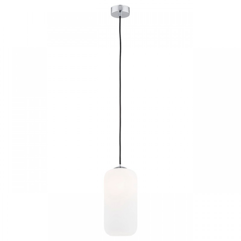 Lampa wisząca Argon 1 opal, chrom 4038