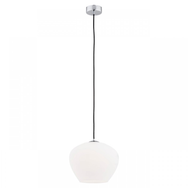 Lampa wisząca Argon 1 opal, chrom 4042