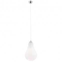 Lampa wisząca Argon opal, przezroczysty 489