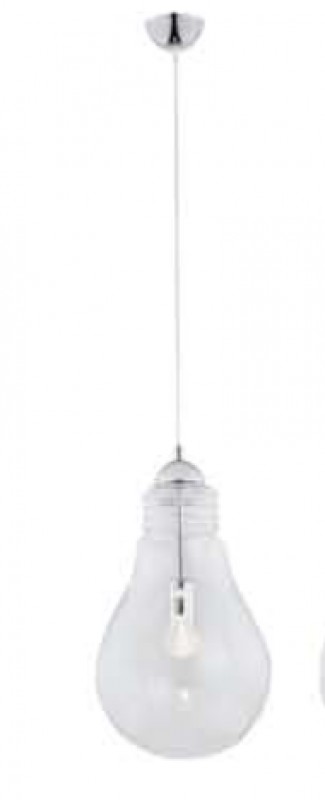 Lampa wisząca Argon przezroczysty ,biały 490