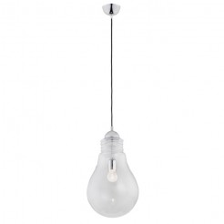 Lampa wisząca Argon przezroczysty,czarny 493