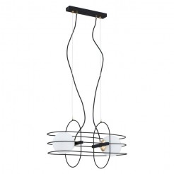 Lampa wisząca Argon 2 czarny 851