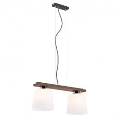 Lampa wisząca Argon 2 orzech 698