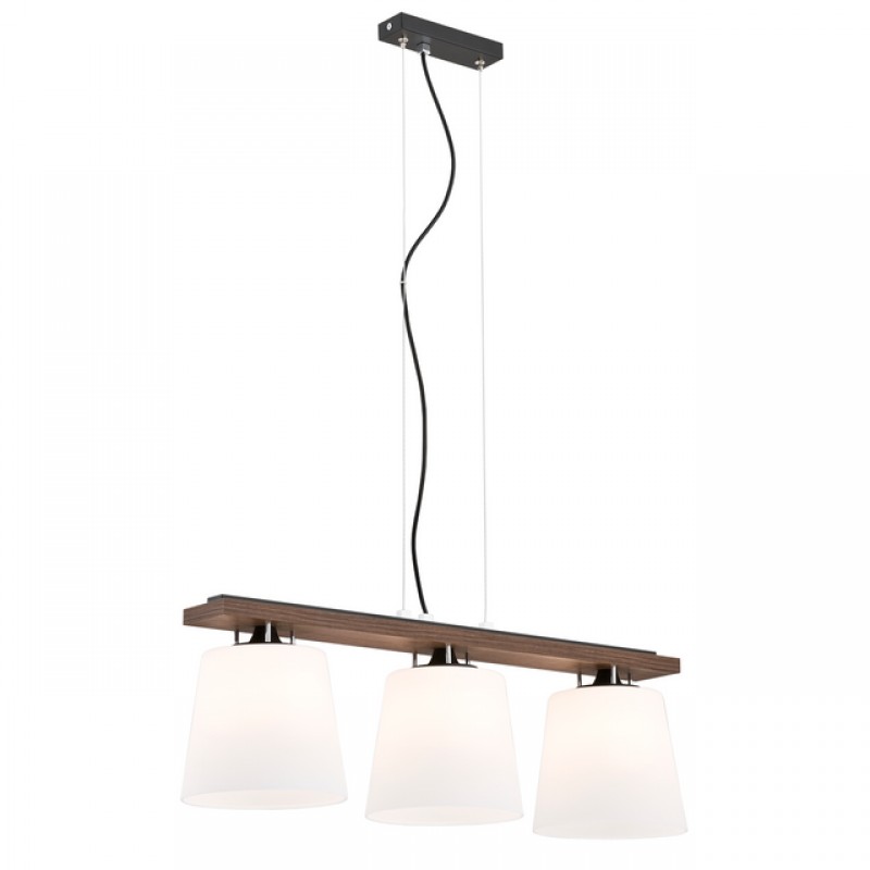 Lampa wisząca Argon 3 orzech 1209