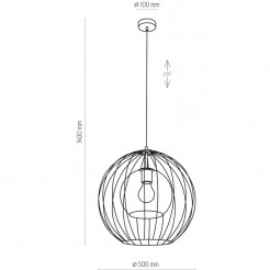 Lampa wisząca TK Lighting BLACK 2552