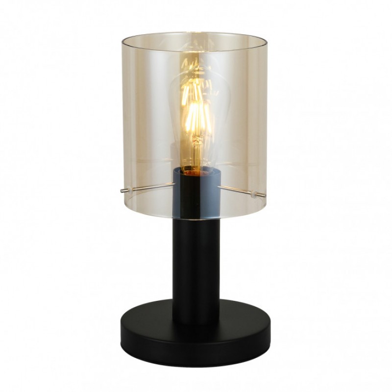 Lampka nocna/biurkowa/gabinet Italux TB-5581-1-BK+AMB