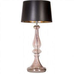 Lampka nocna/biurkowa/gabinet 4concepts LOUVRE TRANSPARENT COPPER L203461255