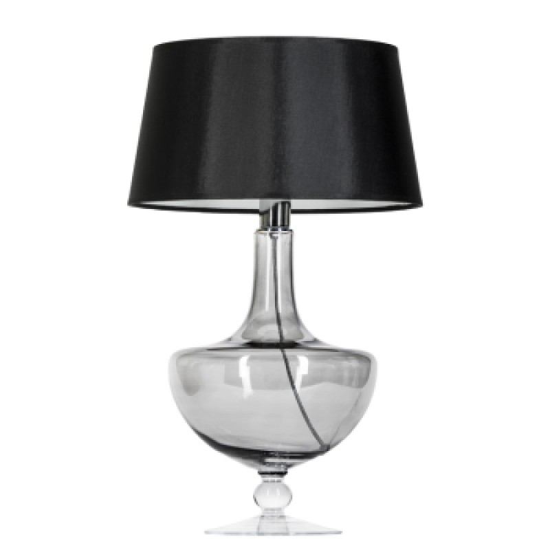 Lampka nocna/biurkowa/gabinet 4concepts OXFORD TRANSPARENT BLACK L048311502