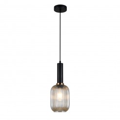 Lampa wisząca Italux PND-5588-1M-BK+AMB