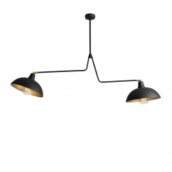 PLAFON ESPACE 2 BLACK 1036H1