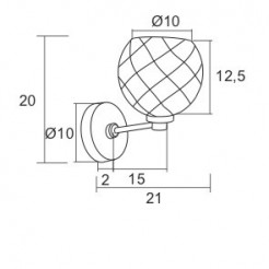 Kinkiet Argon 3803