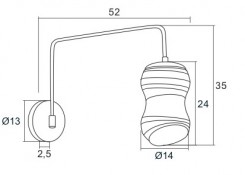 Kinkiet Argon 3906