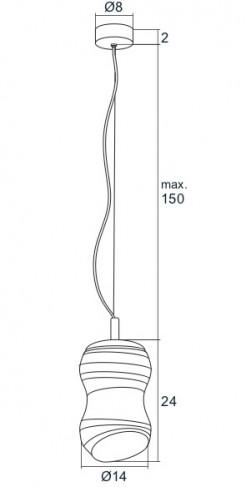 Lampa wisząca Argon 3797