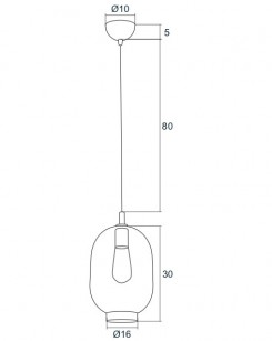 Lampa wisząca Argon 3947