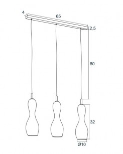 Lampa wisząca Argon 1390