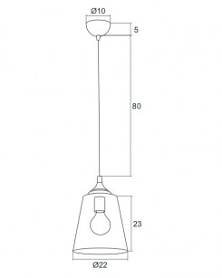 Lampa wisząca Argon 3948