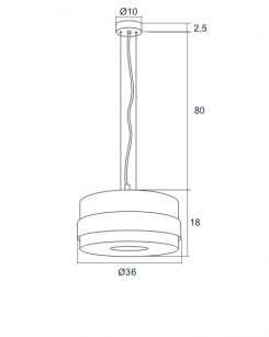 Lampa wisząca Argon 3943