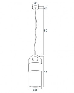 Lampa wisząca Argon 3942