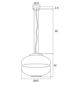 Lampa wisząca Argon 3944