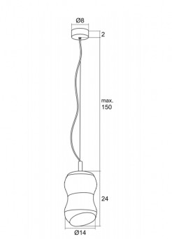 Lampa wisząca Argon 3798