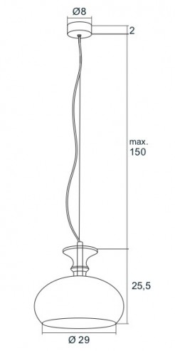 Lampa wisząca Argon 3805