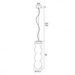 Lampa wisząca Argon 3809