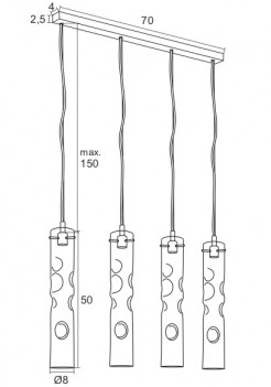 Lampa wisząca Argon 1651