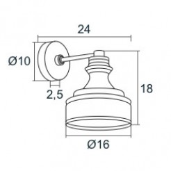 Kinkiet Argon 3796