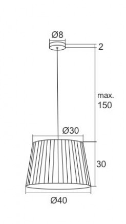 Lampa wisząca Argon 3851