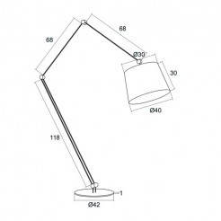 Lampa podłogowa Argon 3953