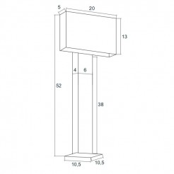 Lampa stojąca Argon 3917