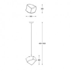 Lampa wisząca Zuma Line P0488-01A-F4FZ