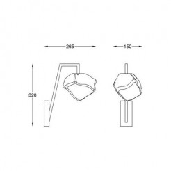 Kinkiet Zuma Line W0488-01E-F4AC