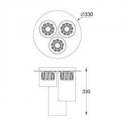 Plafon Zuma Line C0389-03F-B5AC