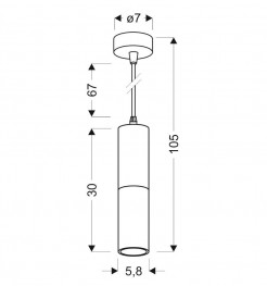 Lampa wisząca Candellux 31-77677