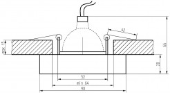 Oprawa downlight/oczko Candellux 2244368