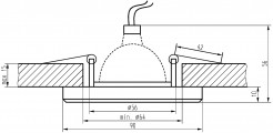 Oprawa downlight/oczko Candellux 2230453