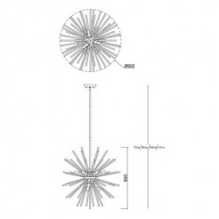 Lampa wisząca Zuma Line P0491-09F-F4AN