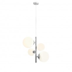 LAMPA WISZĄCA BLOOM 4 CHROME 1091L4