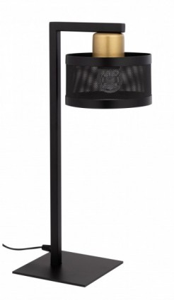 Lampka nocna/biurkowa/gabinet Sigma BLACK-GOLD 50233