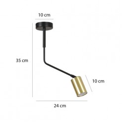 Lampa wisząca Emibig BLACK 655/1