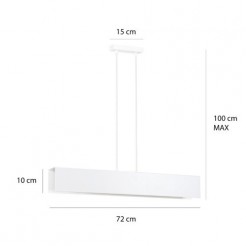 Lampa wisząca Emibig WHITE 673/3 