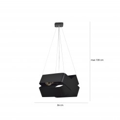 Lampa wisząca Emibig BLACK 445/1