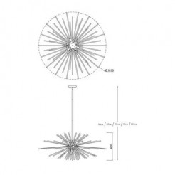 Lampa wisząca Zuma Line P0491-09E-F7DY