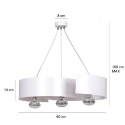 Lampa wisząca Emibig WHITE 306/3 