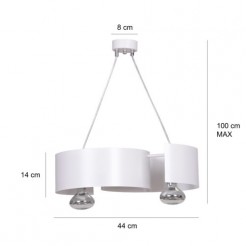 Lampa wisząca Emibig WHITE 306/2